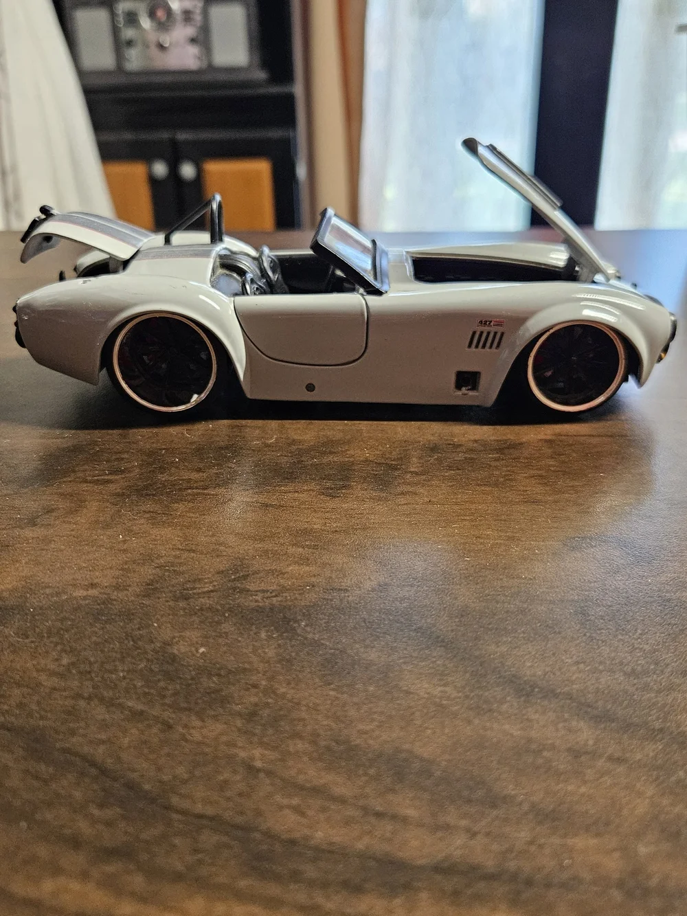 1965 Chalk Gray Shelby Cobra 427 Diecast